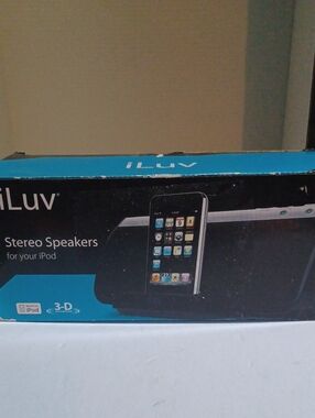 ILuv i189 Stereo Speaker System 3D Sound and Dock for iPod
